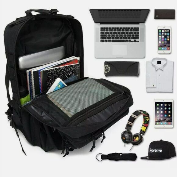 Large Laser MOLLE Military Army Assault Rucksack P - Picture 9 of 10